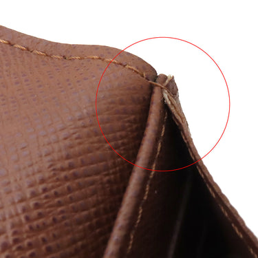 ルイヴィトン LOUIS VUITTON ポシェット ポルト モネ クレディ M61726 モノグラム モノグラムキャンバス 長財布 ゴールド金具 茶 ポルトフォイユ サラ 二つ折り