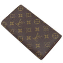 ルイヴィトン LOUIS VUITTON ポシェット ポルト モネ クレディ M61726 モノグラム モノグラムキャンバス 長財布 ゴールド金具 茶 ポルトフォイユ サラ 二つ折り