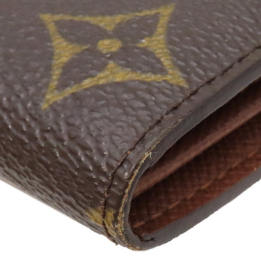 ルイヴィトン LOUIS VUITTON ポシェット ポルト モネ クレディ M61726 モノグラム モノグラムキャンバス 長財布 ゴールド金具 茶 ポルトフォイユ サラ 二つ折り