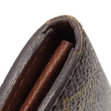 ルイヴィトン LOUIS VUITTON ポシェット ポルト モネ クレディ M61726 モノグラム モノグラムキャンバス 長財布 ゴールド金具 茶 ポルトフォイユ サラ 二つ折り