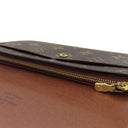 ルイヴィトン LOUIS VUITTON ポシェット ポルト モネ クレディ M61726 モノグラム モノグラムキャンバス 長財布 ゴールド金具 茶 ポルトフォイユ サラ 二つ折り