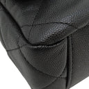 シャネル CHANEL マトラッセ 25 AS4890 ブラック キャビアスキン ショルダーバッグ ヴィンテージ金具 黒 チェーンショルダー