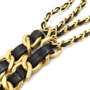 シャネル CHANEL マトラッセ 25 AS4890 ブラック キャビアスキン ショルダーバッグ ヴィンテージ金具 黒 チェーンショルダー