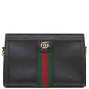 グッチ GUCCI オフィディア ミディアム ショルダー 503877 ブラック レザー ショルダーバッグ ゴールド金具 黒 チェーンショルダー