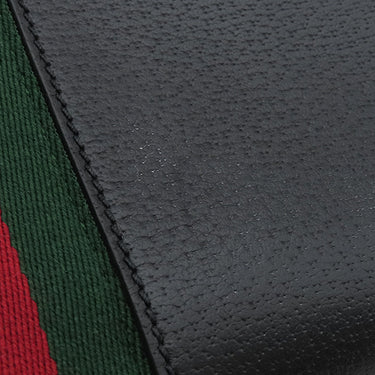 グッチ GUCCI オフィディア ミディアム ショルダー 503877 ブラック レザー ショルダーバッグ ゴールド金具 黒 チェーンショルダー