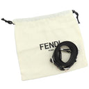 フェンディ FENDI スクエアFF カメラケース オーガナイザー 7M0357AFF2F0GXN ネロ×パラディオ レザー FFファブリック ショルダーバッグ シルバー金具 黒 ズッカ柄 FFメタル