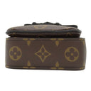ルイヴィトン LOUIS VUITTON Sロック ヴェルティカル ウエアラブルウォレット M81522 モノグラムマカサー モノグラムマカサー ショルダーバッグ マットブラック金具 茶 黒