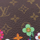 ルイヴィトン LOUIS VUITTON LV × TM ジッピー ウォレット M14162 モノグラム モノグラムキャンバス 長財布 ゴールド金具 茶 ラウンドファスナー 村上隆