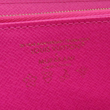 ルイヴィトン LOUIS VUITTON LV × TM ジッピー ウォレット M14162 モノグラム モノグラムキャンバス 長財布 ゴールド金具 茶 ラウンドファスナー 村上隆