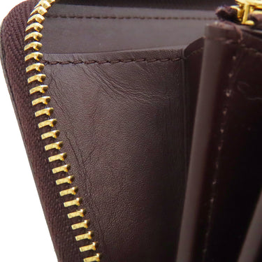 ルイヴィトン LOUIS VUITTON ジッピー ウォレット M90416 アマラント モノグラムヴェルニ 長財布 ゴールド金具 紫 ラウンドファスナー