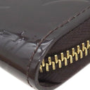 ルイヴィトン LOUIS VUITTON ジッピー ウォレット M90416 アマラント モノグラムヴェルニ 長財布 ゴールド金具 紫 ラウンドファスナー