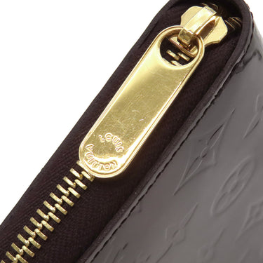 ルイヴィトン LOUIS VUITTON ジッピー ウォレット M90416 アマラント モノグラムヴェルニ 長財布 ゴールド金具 紫 ラウンドファスナー
