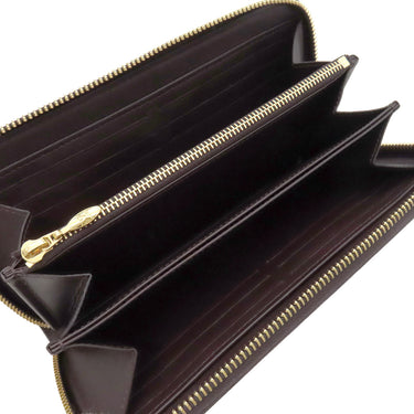 ルイヴィトン LOUIS VUITTON ジッピー ウォレット M90416 アマラント モノグラムヴェルニ 長財布 ゴールド金具 紫 ラウンドファスナー