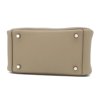 エルメス HERMES リンディ ミニ 20 ベージュマルファ ヴォースイフト ショルダーバッグ シルバー金具 新品 未使用