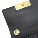 シャネル CHANEL マトラッセ チェーンショルダー ブラック ラムスキン ショルダーバッグ ヴィンテージ金具 黒