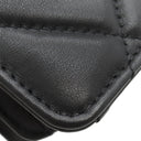 シャネル CHANEL マトラッセ チェーンショルダー ブラック ラムスキン ショルダーバッグ ヴィンテージ金具 黒