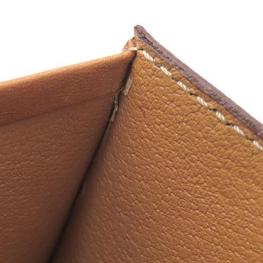 セリーヌ CELINE マカダム ハーフムーン ブラウン PVC レザー ハンドバッグ ゴールド金具 茶 ミニボストン