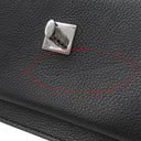 ルイヴィトン LOUIS VUITTON ポシェット ロックミーチェーン M63471 ノワール カーフ ショルダーバッグ シルバー金具 黒