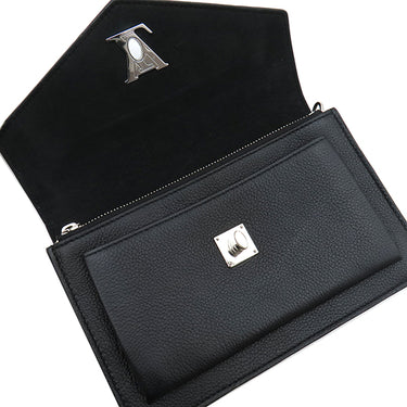 ルイヴィトン LOUIS VUITTON ポシェット ロックミーチェーン M63471 ノワール カーフ ショルダーバッグ シルバー金具 黒