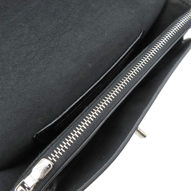 ルイヴィトン LOUIS VUITTON ポシェット ロックミーチェーン M63471 ノワール カーフ ショルダーバッグ シルバー金具 黒