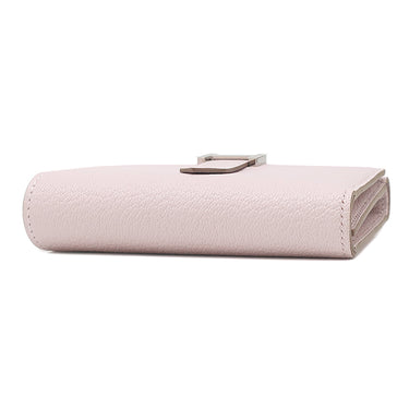 エルメス HERMES ベアン コンビネ モーヴペール シェーブル 三つ折り財布 シルバー金具 新品 未使用