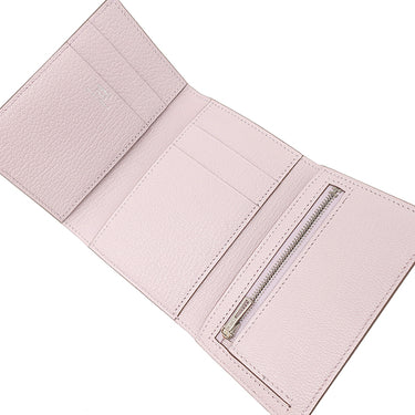 エルメス HERMES ベアン コンビネ モーヴペール シェーブル 三つ折り財布 シルバー金具 新品 未使用