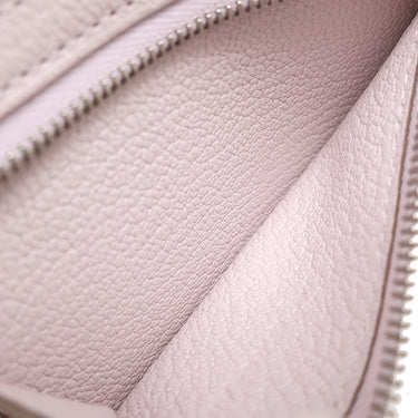 エルメス HERMES ベアン コンビネ モーヴペール シェーブル 三つ折り財布 シルバー金具 新品 未使用