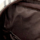 バーバリー BURBERRY ノバチェック ベージュ×ブラウン キャンバス レザー ショルダーバッグ シルバー金具