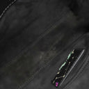 クリスチャン・ディオール Christian Dior レディディオール ピクセル ゾディアック ブラック カーフ 2WAYバッグ シルバー金具 黒 星座