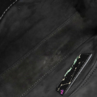 クリスチャン・ディオール Christian Dior レディディオール ピクセル ゾディアック ブラック カーフ 2WAYバッグ シルバー金具 黒 星座