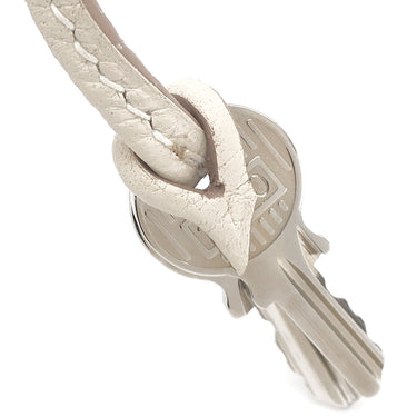 エルメス HERMES ケリー28 内縫い クレ トゴ 2WAYバッグ シルバー金具 オフホワイト ショルダー