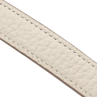 エルメス HERMES ケリー28 内縫い クレ トゴ 2WAYバッグ シルバー金具 オフホワイト ショルダー