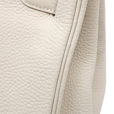 エルメス HERMES ケリー28 内縫い クレ トゴ 2WAYバッグ シルバー金具 オフホワイト ショルダー