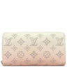ルイヴィトン LOUIS VUITTON ジッピー ウォレット M80490 ピンク×ホワイト モノグラムマヒナ 長財布 シルバー金具 グラデーション ラウンドファスナー