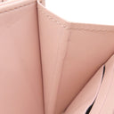 ルイヴィトン LOUIS VUITTON ジッピー ウォレット M80490 ピンク×ホワイト モノグラムマヒナ 長財布 シルバー金具 グラデーション ラウンドファスナー