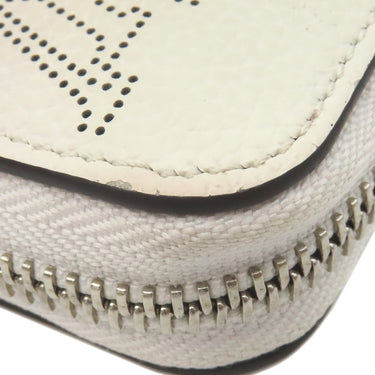 ルイヴィトン LOUIS VUITTON ジッピー ウォレット M80490 ピンク×ホワイト モノグラムマヒナ 長財布 シルバー金具 グラデーション ラウンドファスナー