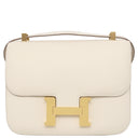 エルメス HERMES コンスタンス 24 ミロワール クレ ヴォーエプソン ショルダーバッグ ゴールド金具 新品 未使用 オフホワイト