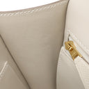 エルメス HERMES コンスタンス 24 ミロワール クレ ヴォーエプソン ショルダーバッグ ゴールド金具 新品 未使用 オフホワイト