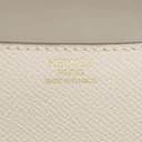エルメス HERMES コンスタンス 24 ミロワール クレ ヴォーエプソン ショルダーバッグ ゴールド金具 新品 未使用 オフホワイト