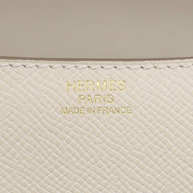 エルメス HERMES コンスタンス 24 ミロワール クレ ヴォーエプソン ショルダーバッグ ゴールド金具 新品 未使用 オフホワイト