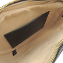 グッチ GUCCI インターロッキングG ハート ショルダー 751628 ブラック レザー ショルダーバッグ ゴールド金具 黒