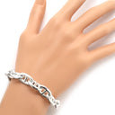 エルメス HERMES シェーヌダンクル MM シルバー シルバー925 ブレスレット 16コマ スターリングシルバー SV925 Ag925