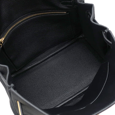 エルメス HERMES バーキン25 タッチ ノワール トゴ リザード ハンドバッグ ゴールド金具 新品 未使用 黒