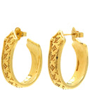 ルイヴィトン LOUIS VUITTON ブックル ドレイユ フープ ナノグラム スウィート ドリーム PM M69654 ゴールド GP ピアス