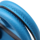 エルメス HERMES バーキン25 ブルーザンジバル トゴ ハンドバッグ シルバー金具 青