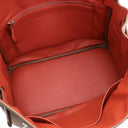 エルメス HERMES バーキン30 カザック トゥルティエールグレー×ムタード×サンギーヌ トリヨンクレマンス スイフト ハンドバッグ マットシルバー金具