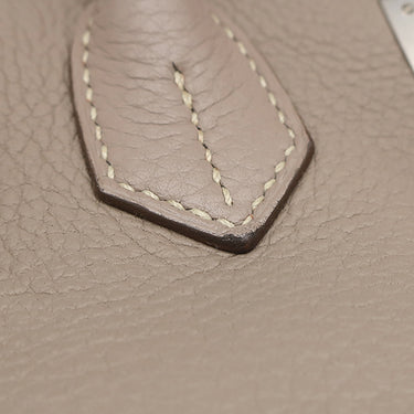 エルメス HERMES バーキン30 カザック トゥルティエールグレー×ムタード×サンギーヌ トリヨンクレマンス スイフト ハンドバッグ マットシルバー金具