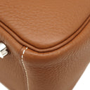 エルメス HERMES リンディ26 ゴールド トリヨンクレマンス 2WAYバッグ シルバー金具 茶