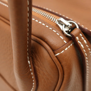 エルメス HERMES リンディ26 ゴールド トリヨンクレマンス 2WAYバッグ シルバー金具 茶