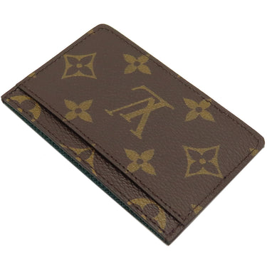 ルイヴィトン LOUIS VUITTON ポルト カルト サーンプル M11448 モノグラム×グリーン モノグラムキャンバス カードケース 茶 緑 名刺入れ 定期入れ ゼブラ シマウマ